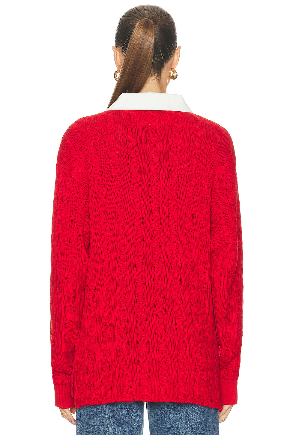 Long Sleeve Polo Top