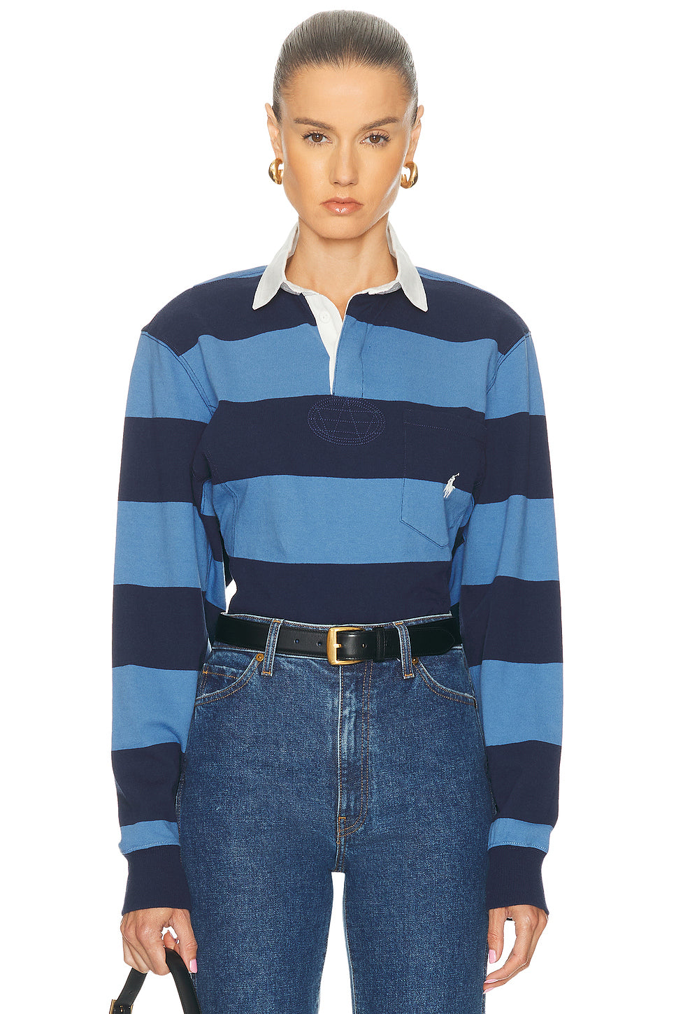 Long Sleeve Polo Top