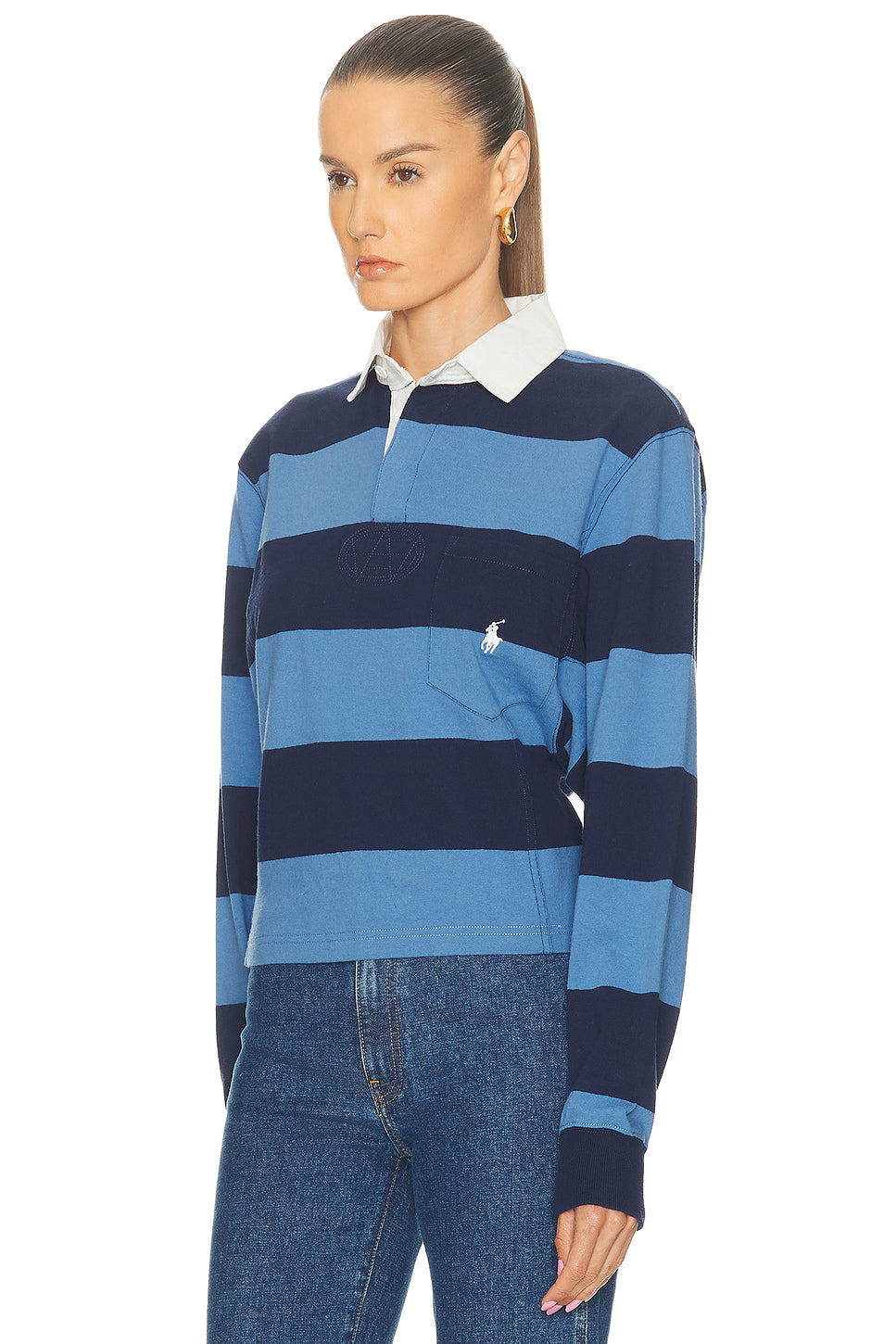 Long Sleeve Polo Top