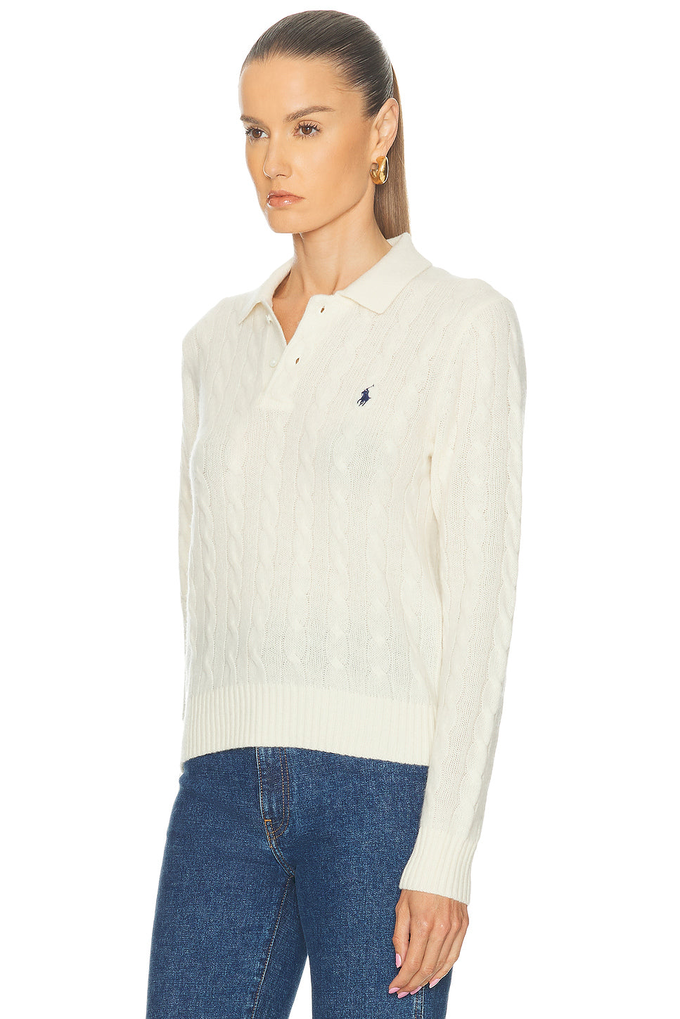 Long Sleeve Polo Top