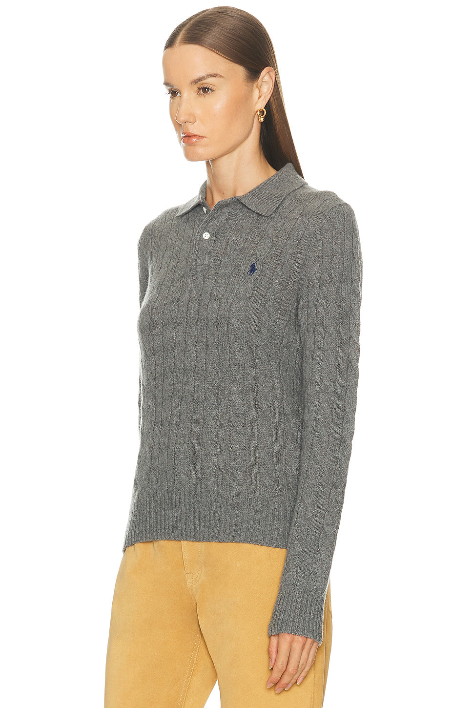 Long Sleeve Polo Top