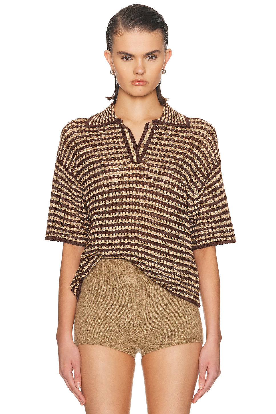 Short Sleeve Polo Top