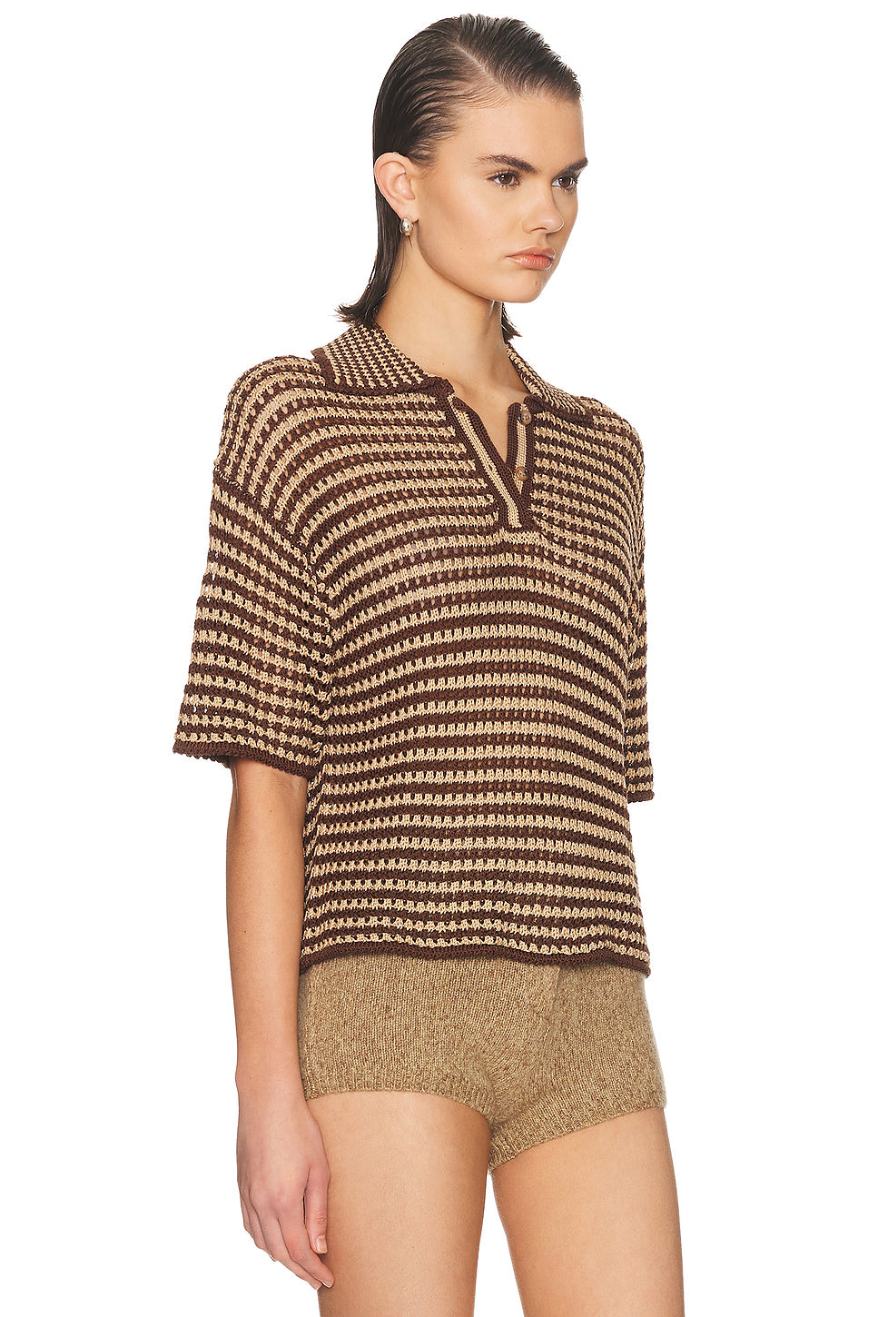 Short Sleeve Polo Top