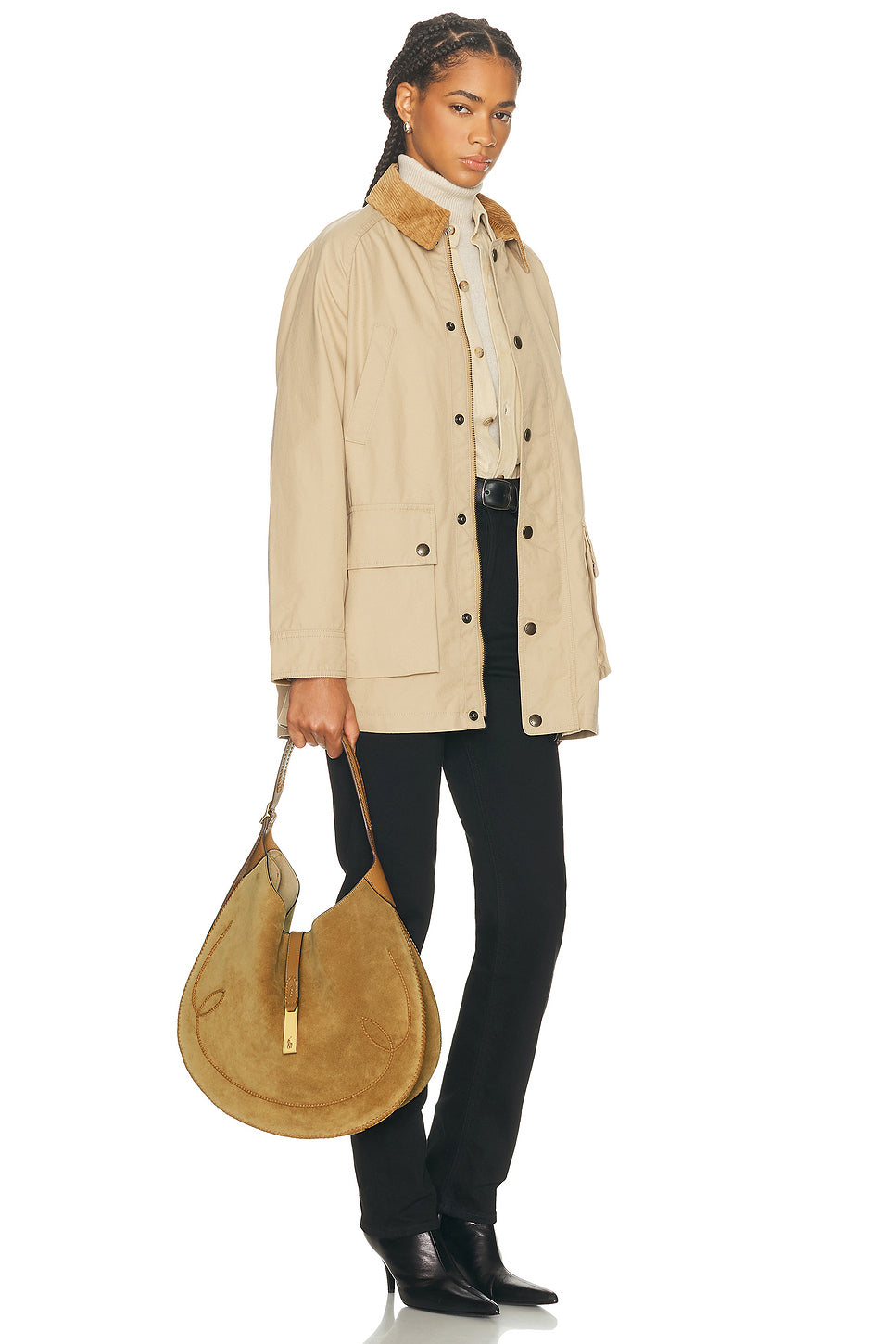 Suede Shoulder Bag