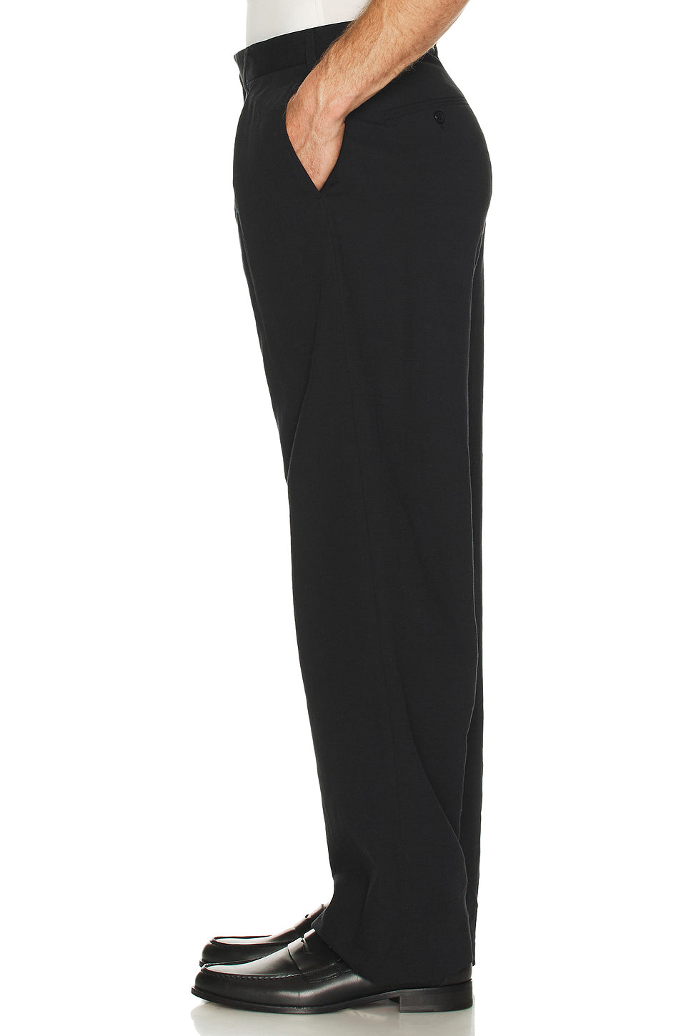 Wide Pleated Suit Trousers