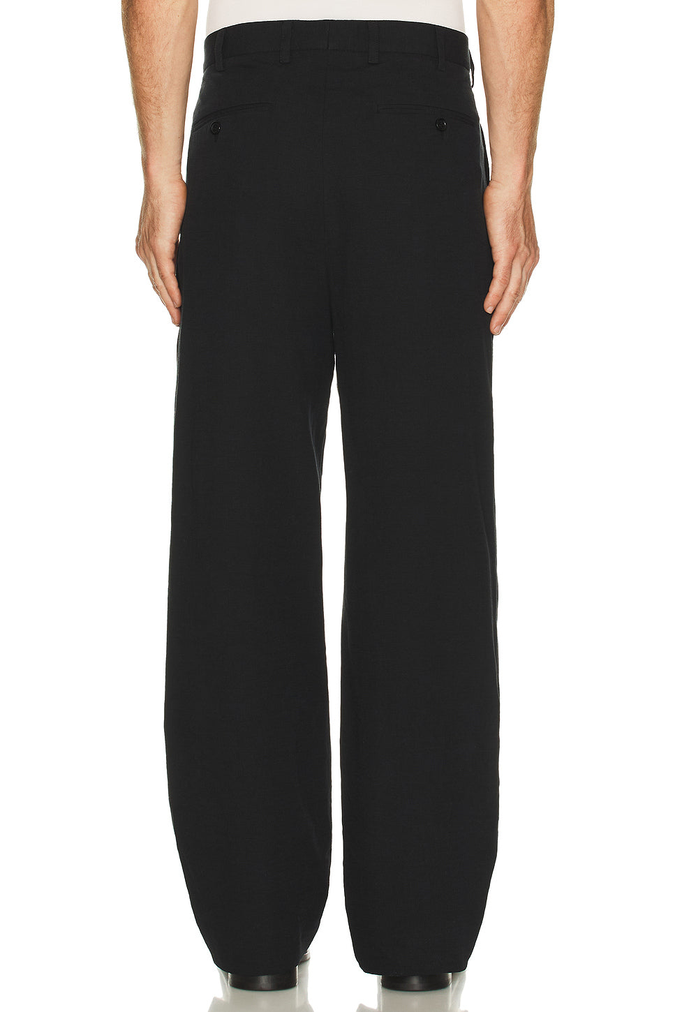 Wide Pleated Suit Trousers