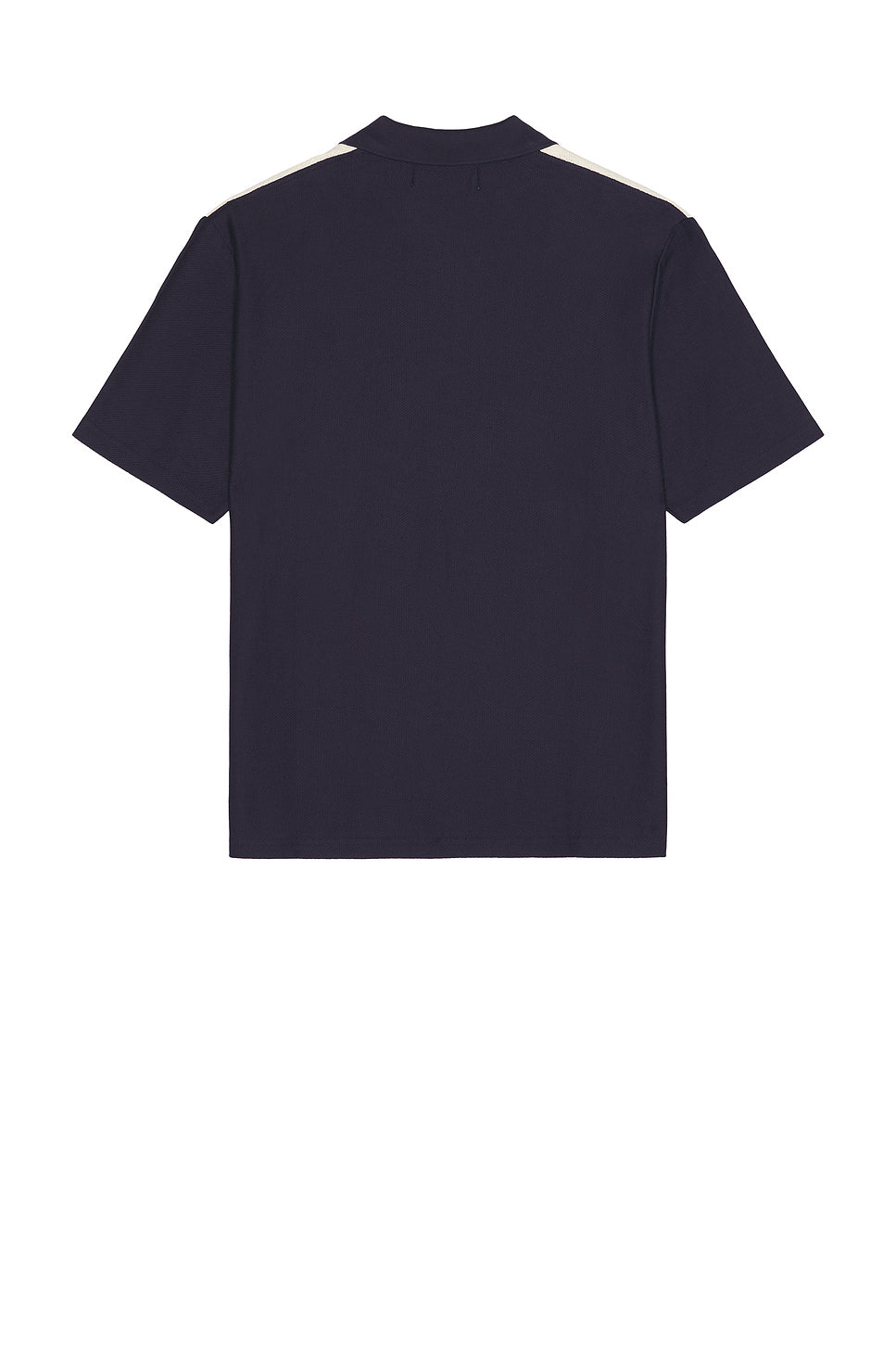 Textured Zip Polo