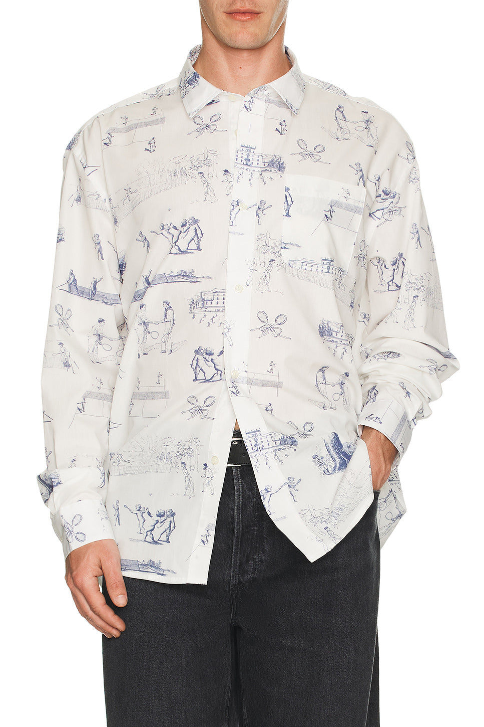 Printed Poplin Shirt