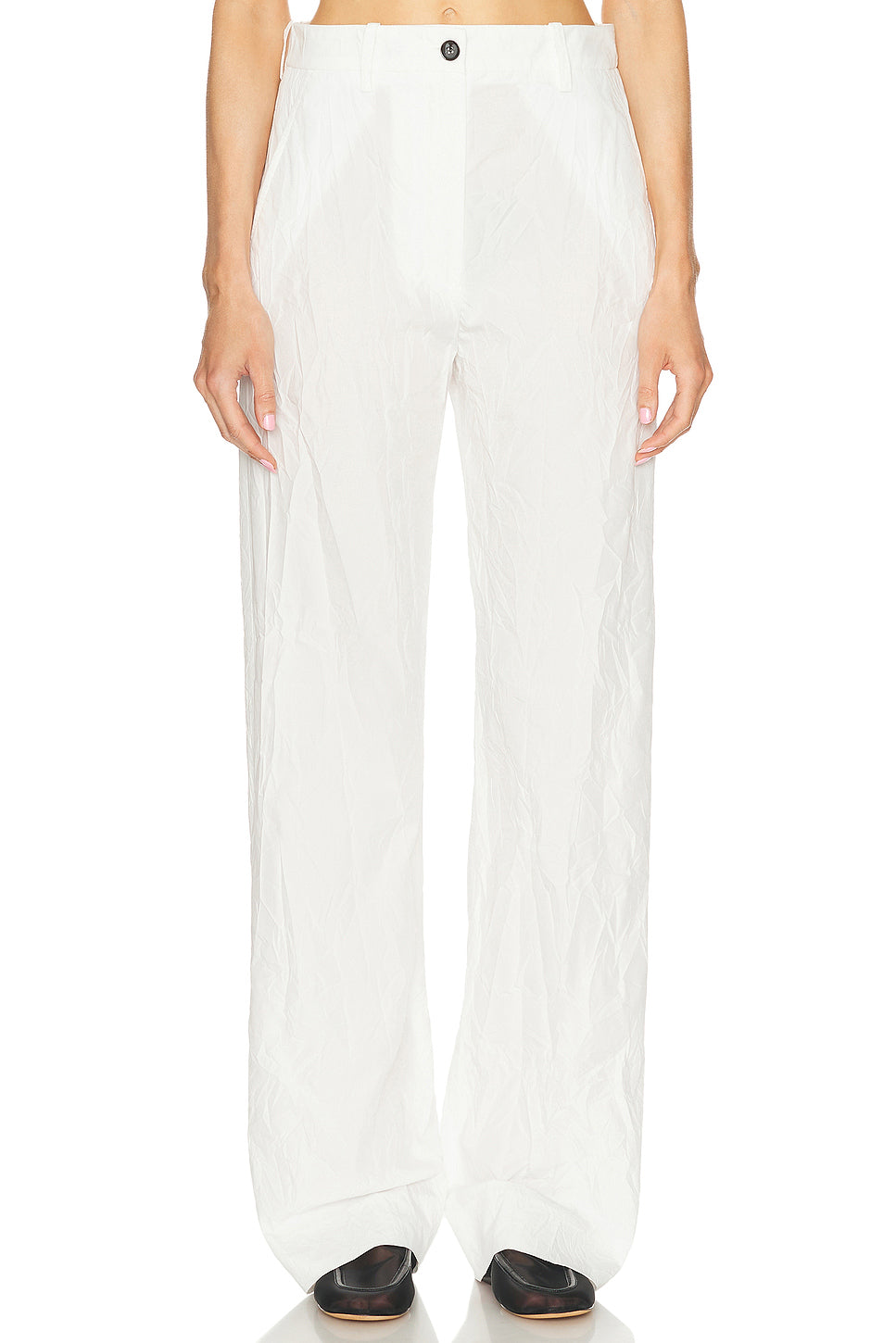 Crinkle Poplin Pant