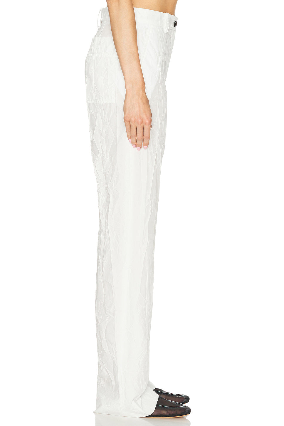 Crinkle Poplin Pant