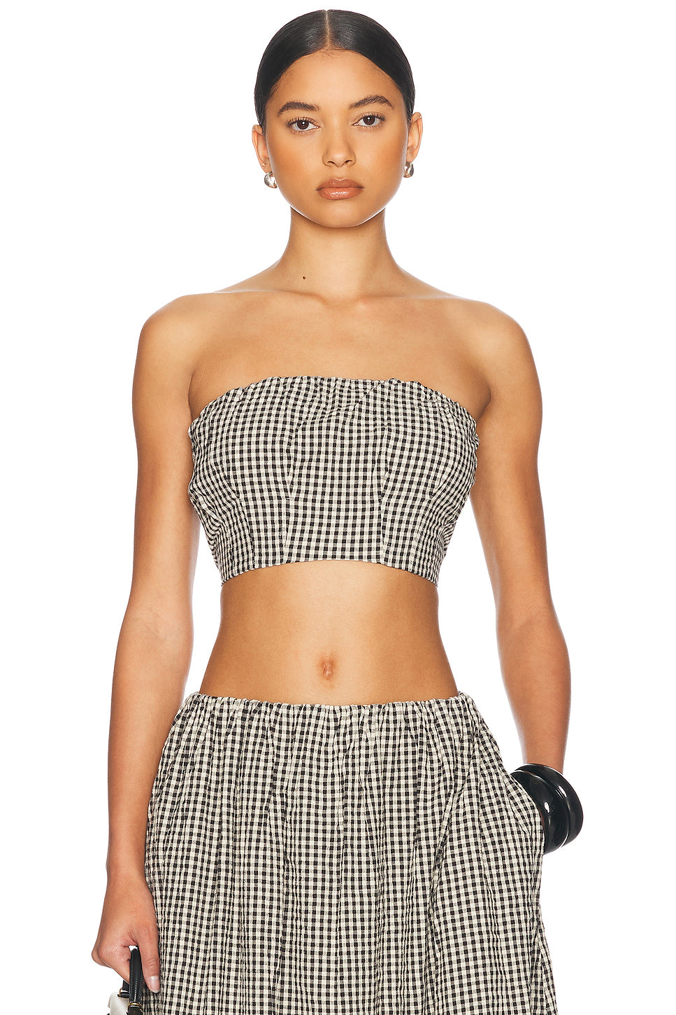 Mira Strapless Crop Top