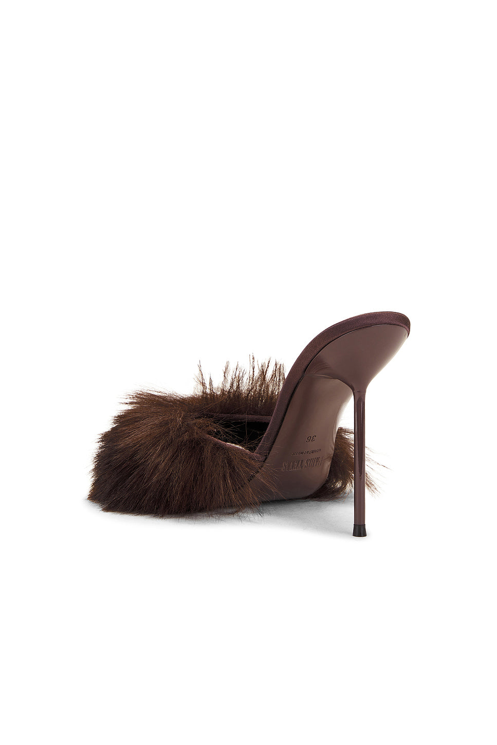 Furry Lidia Mule 105 Heel