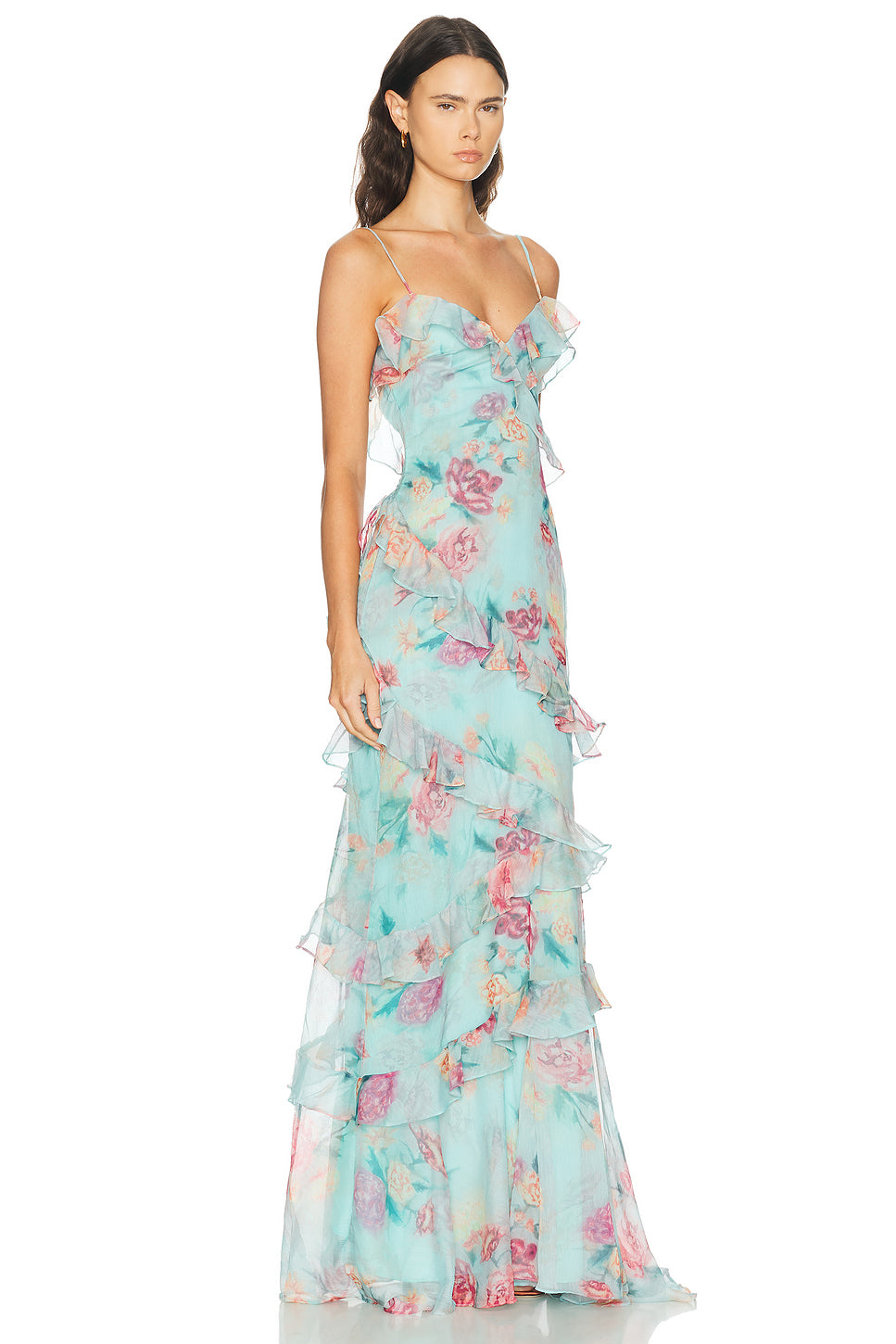 Flora Mist Long Dress