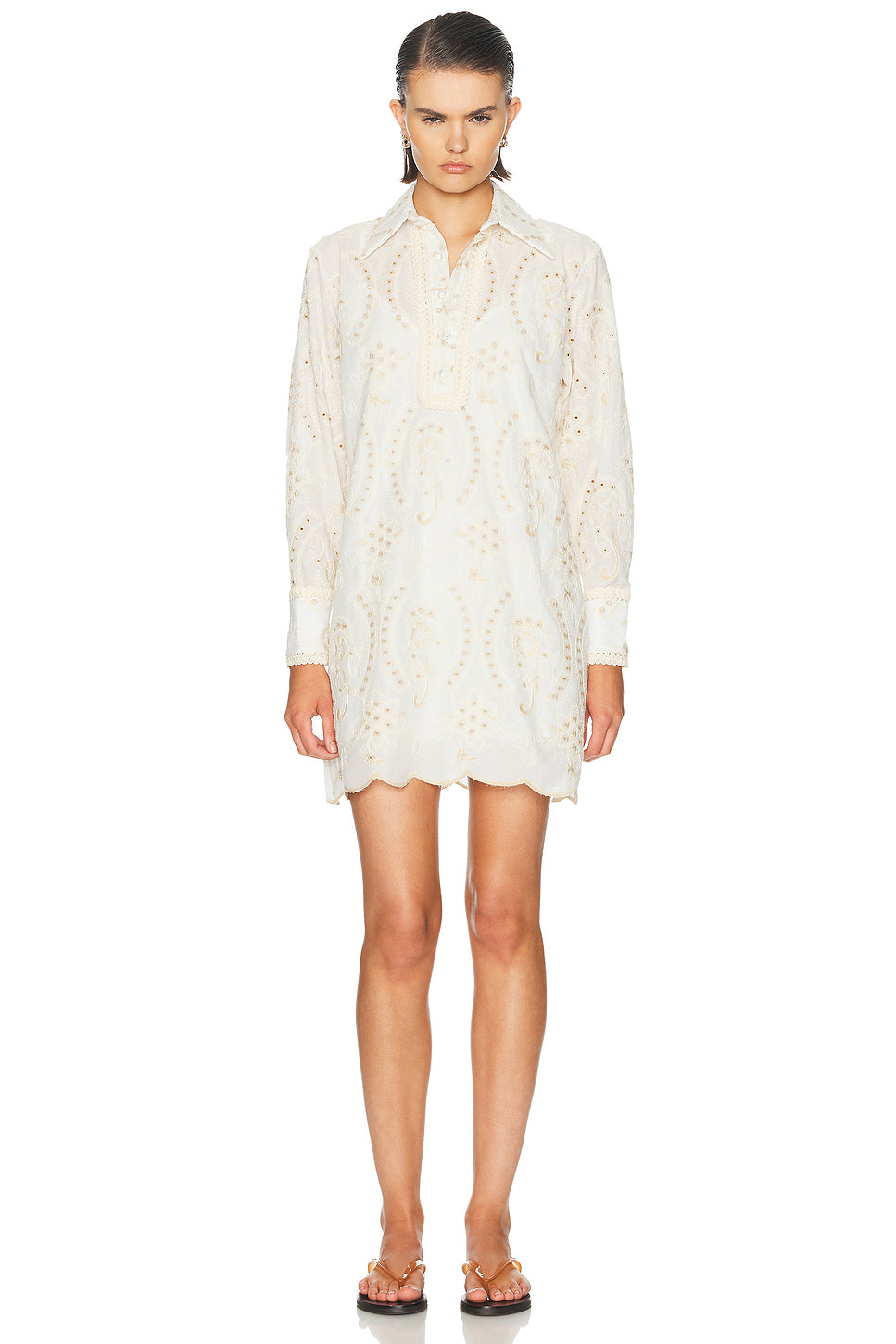 Serenity Poplin Tunic Top