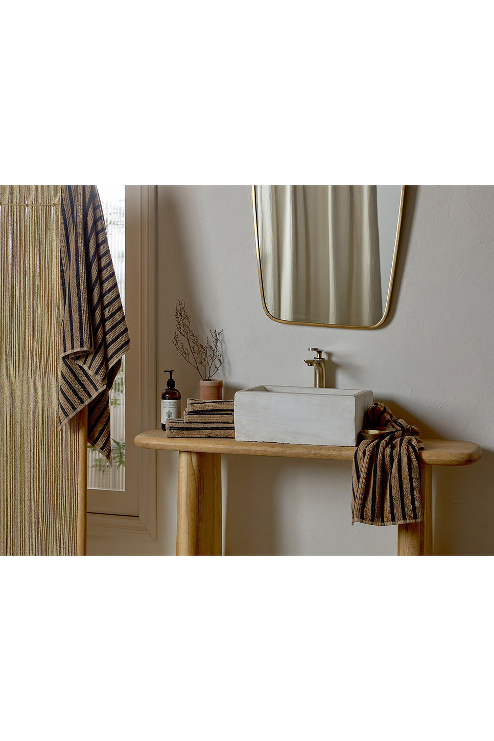 Organic Resort Stripe Bath Towel