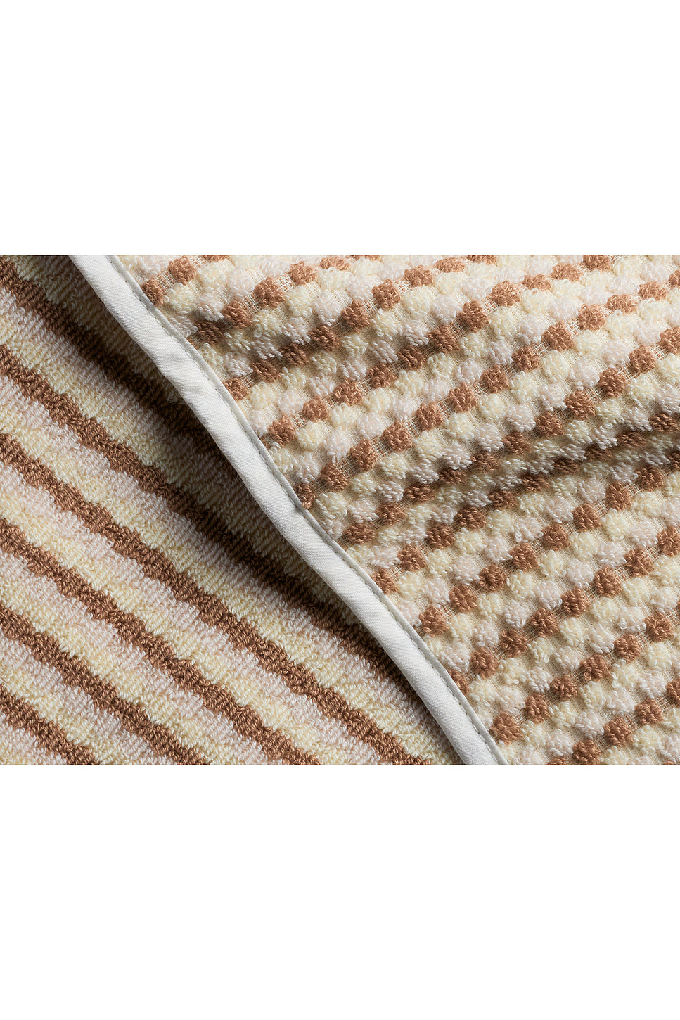 Organic Mini Mosaic Hooded Toddler Towel