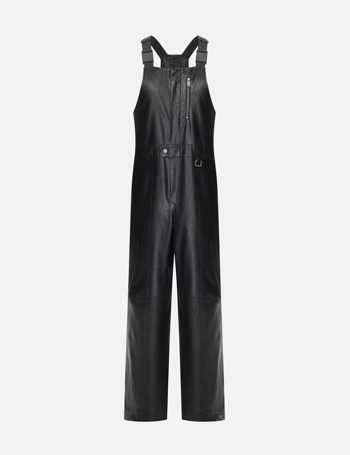 Choices Faux Leather Jumpsuit