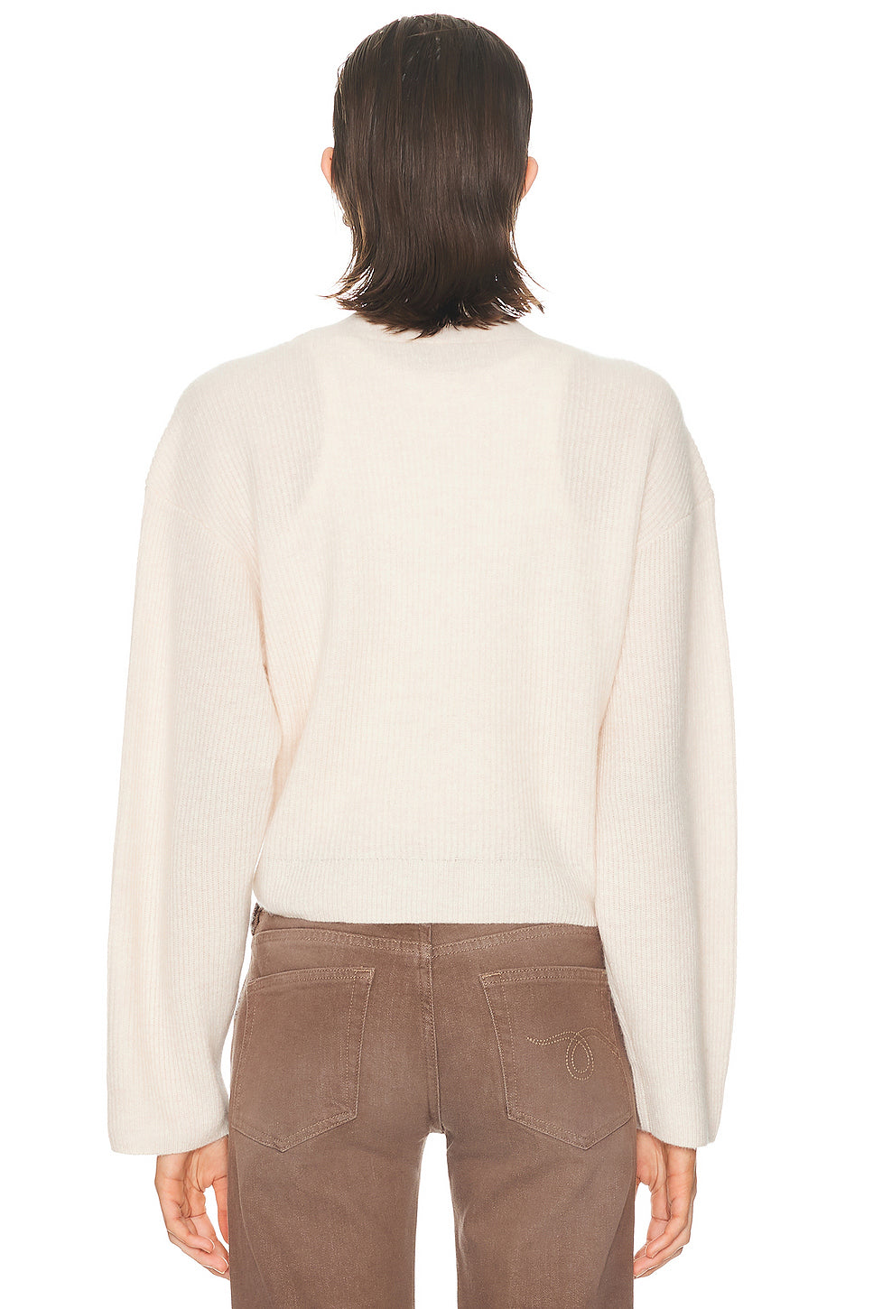 Twisted Front Ribbed Cardigan