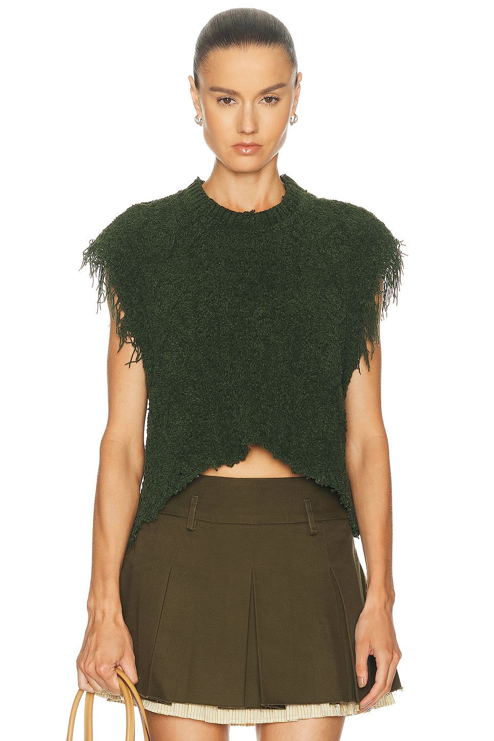 Boyfriend Cable Sweater Vest