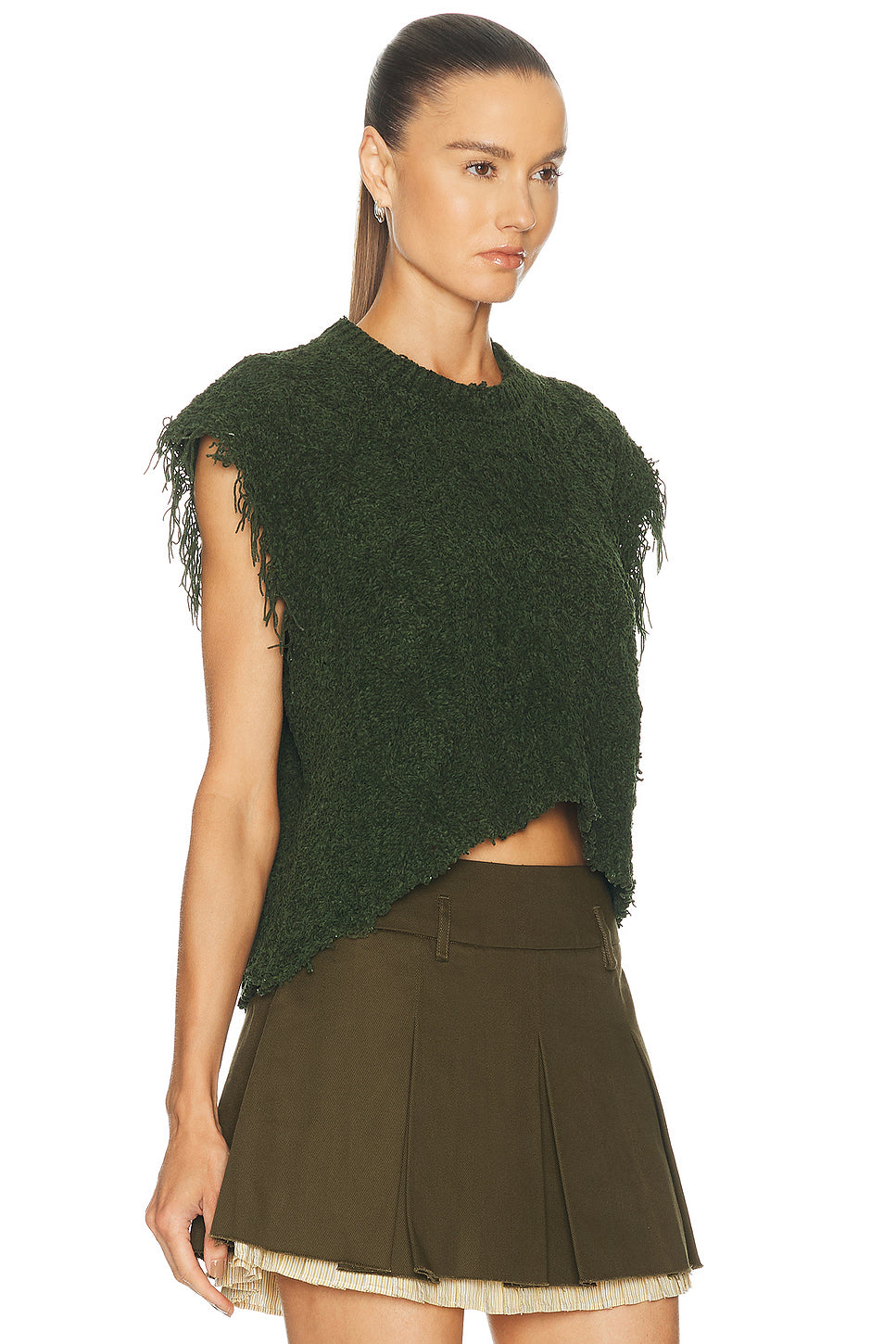 Boyfriend Cable Sweater Vest