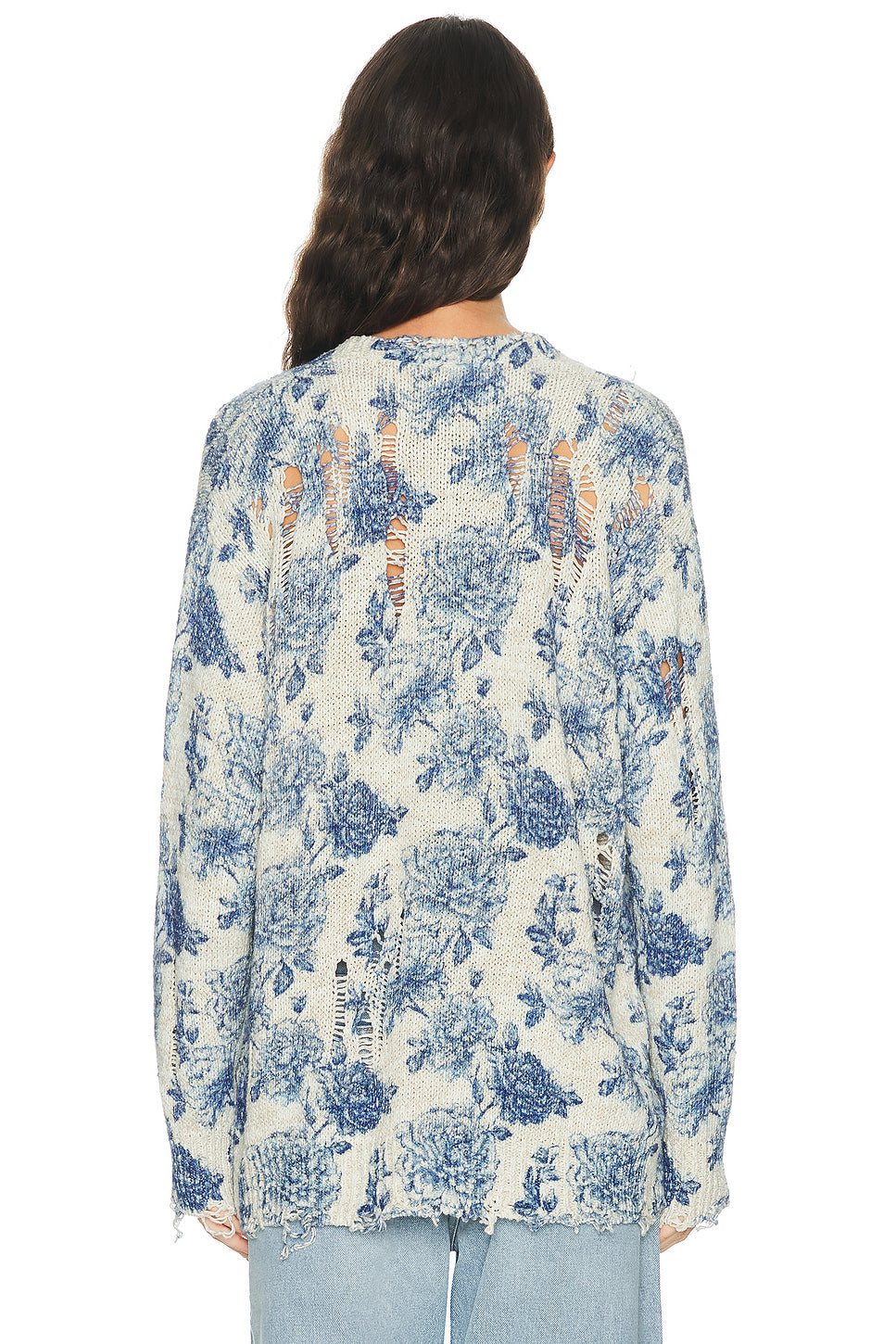 Printed Boyfriend Cardigan