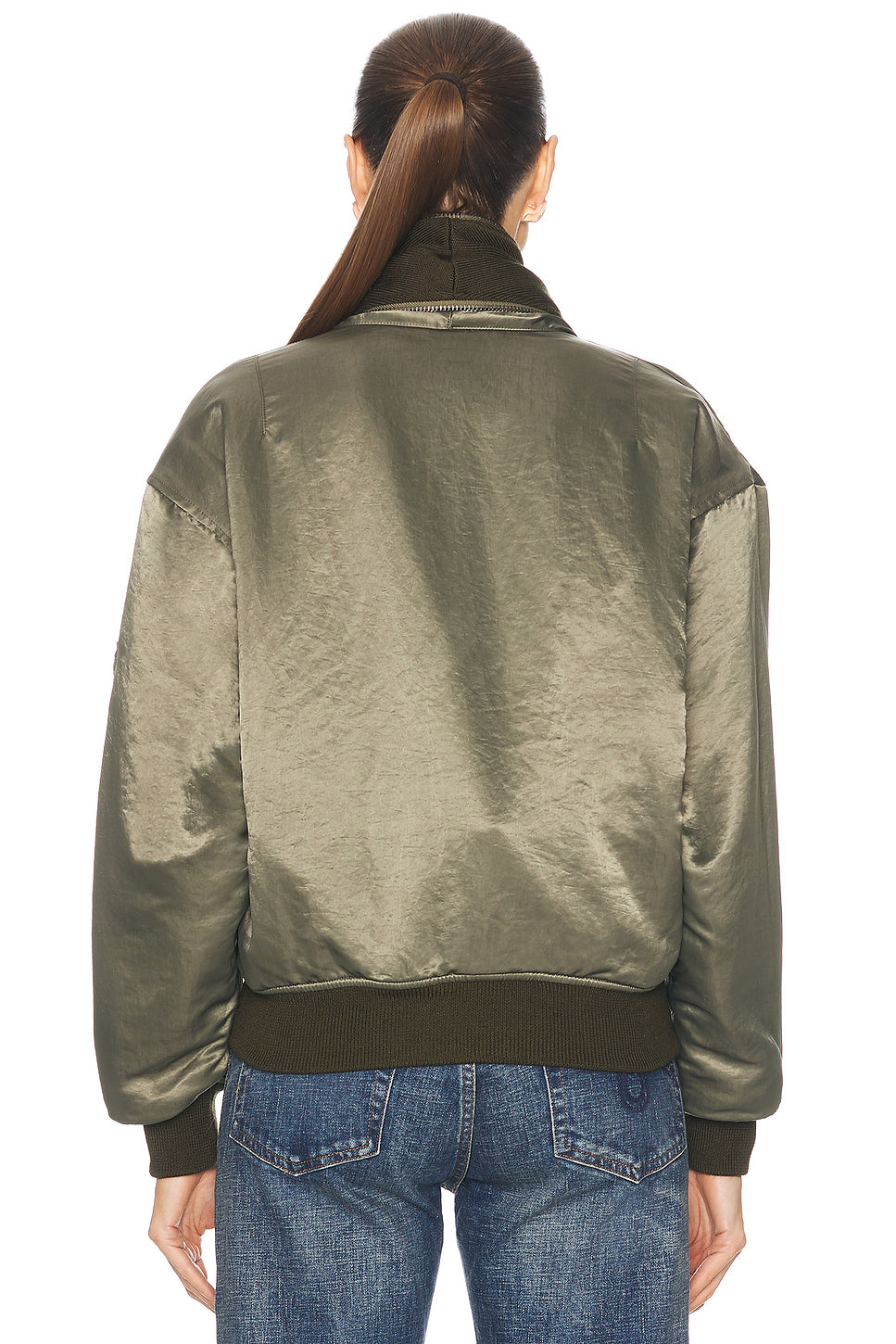 Zip Collar Flight Jacket