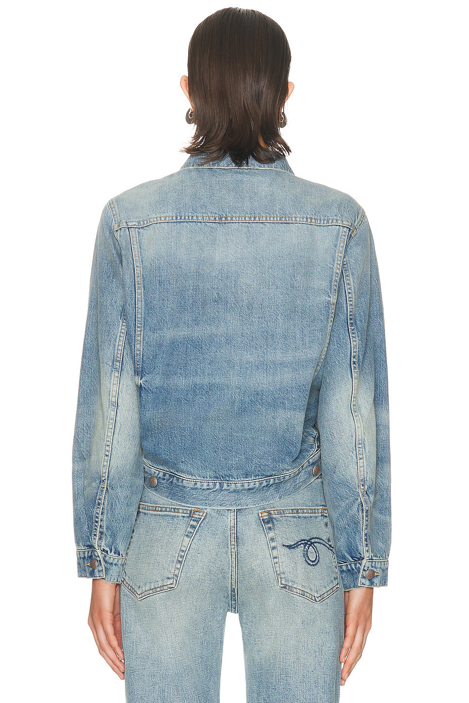 Wrap Around Trucker Jacket