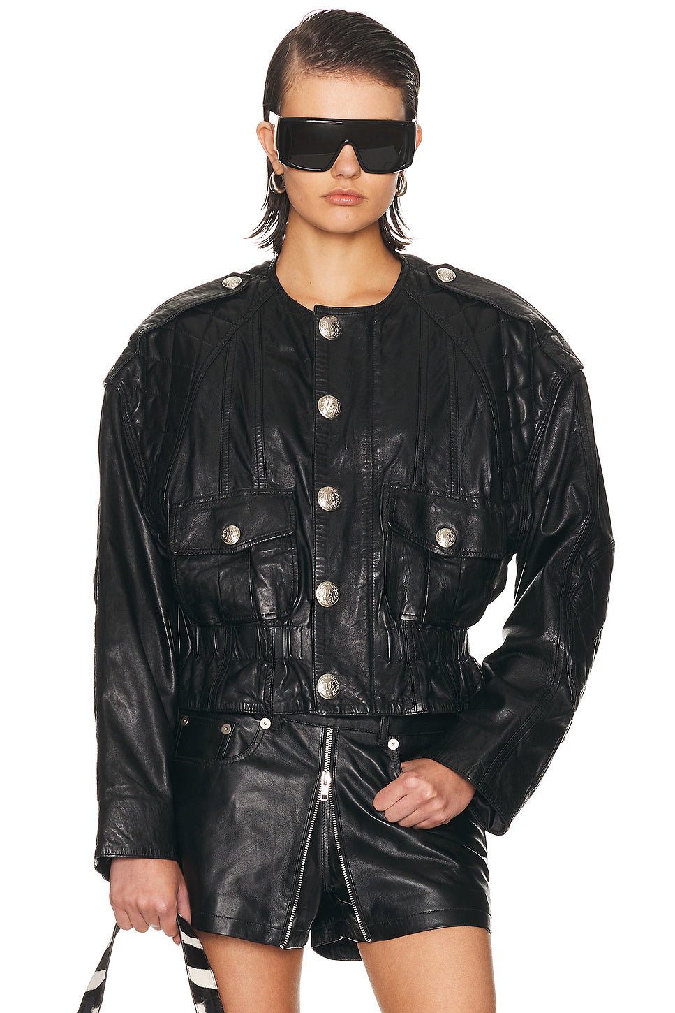 Oversized Crewneck Jacket