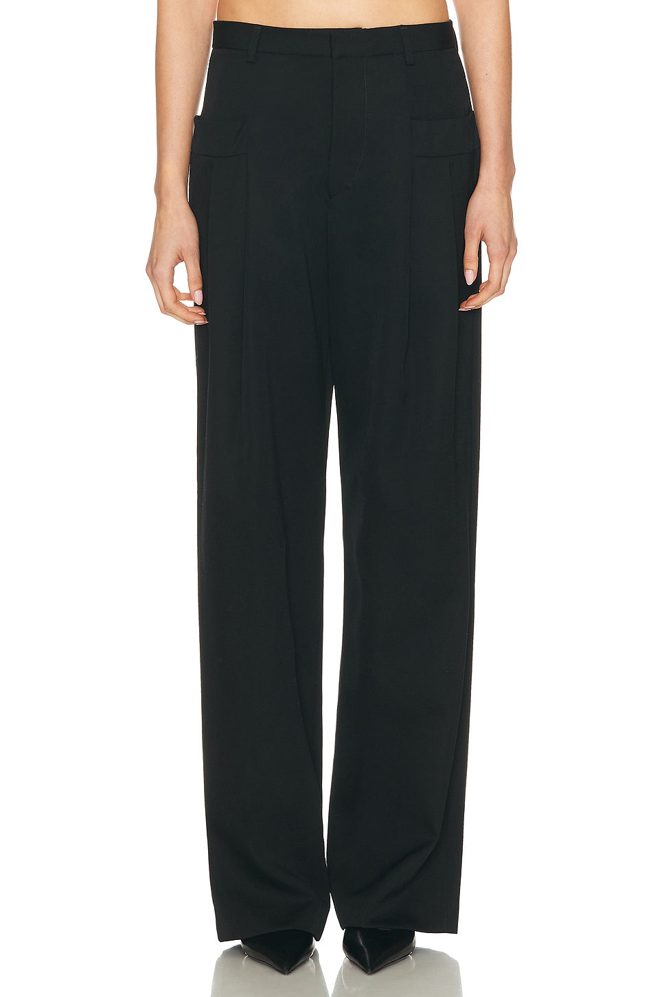 Pleated Pocket Trouser