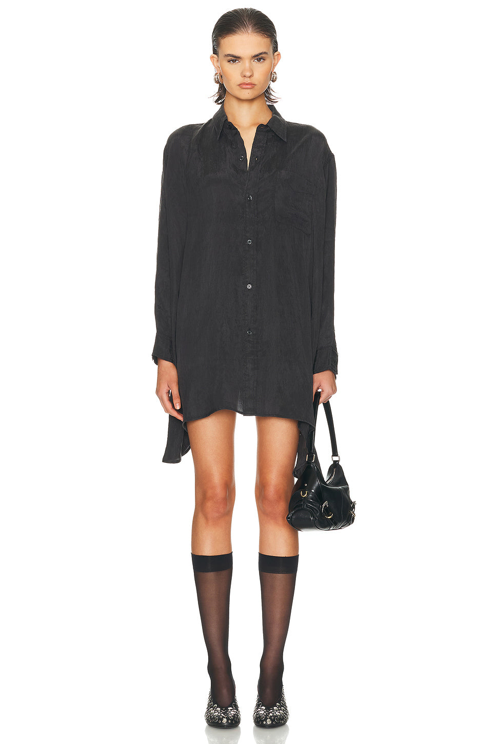 Draped Front Shirt