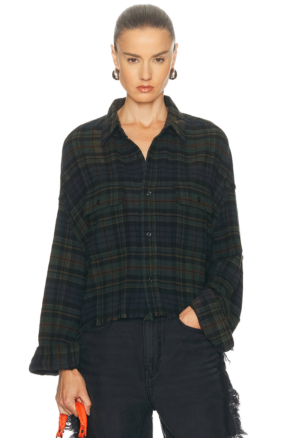 Cropped Work Shirt