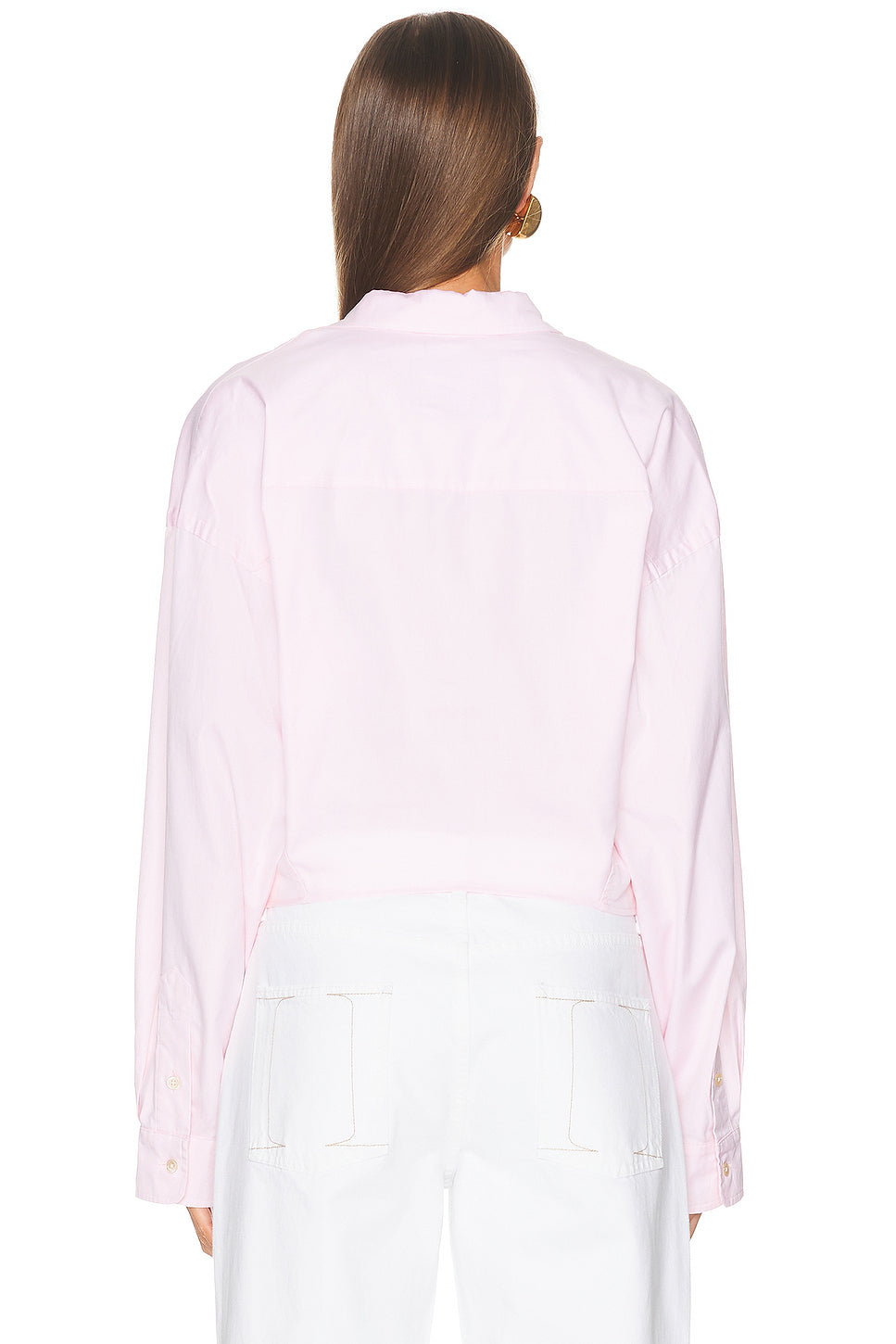 Split Hem Boyfriend Shirt