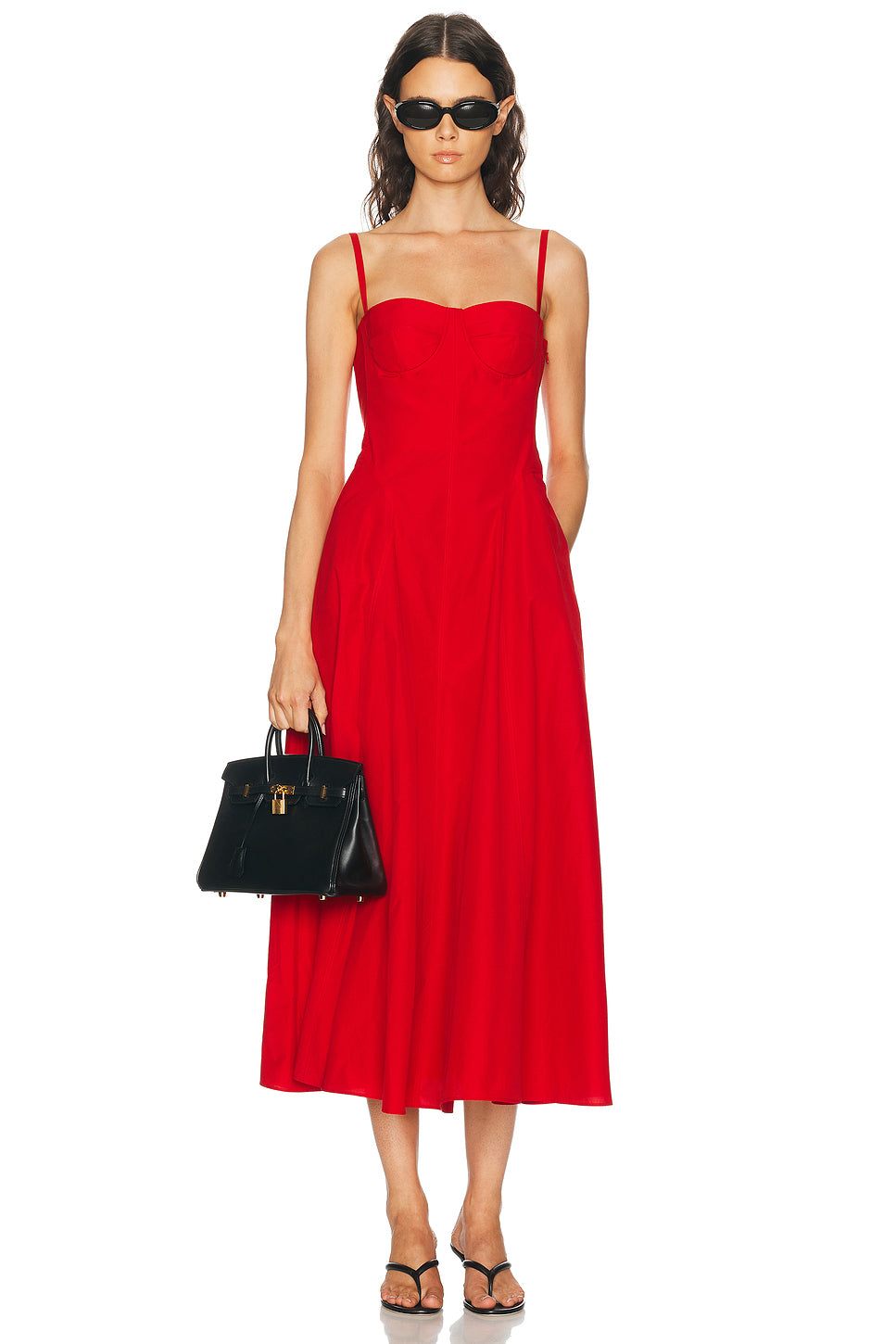 Poplin Marigot Sleeveless Day Dress