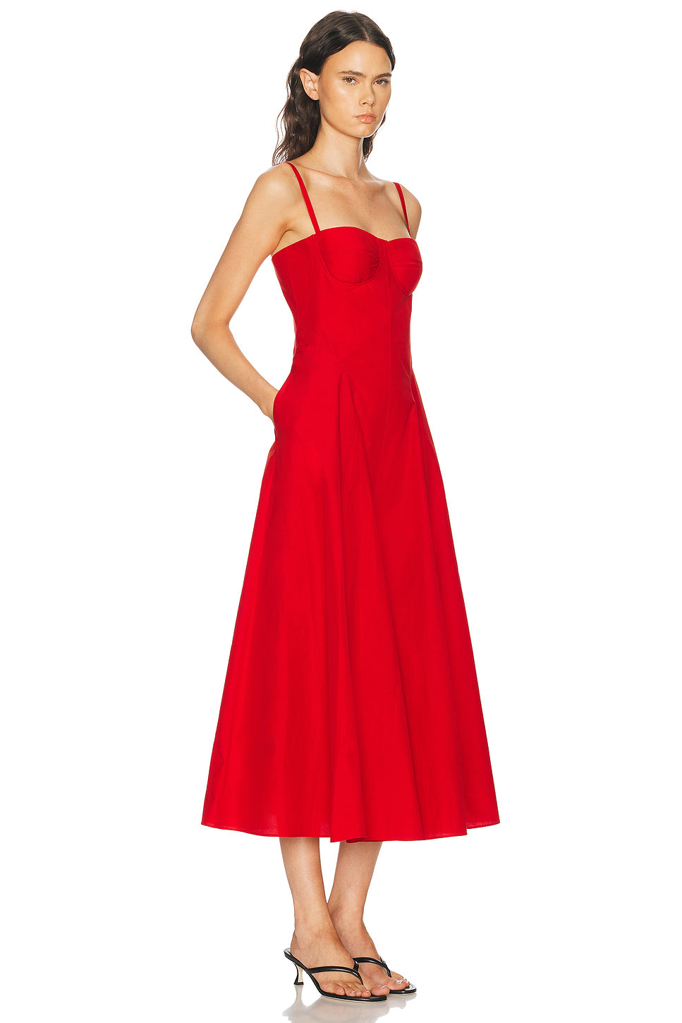 Poplin Marigot Sleeveless Day Dress