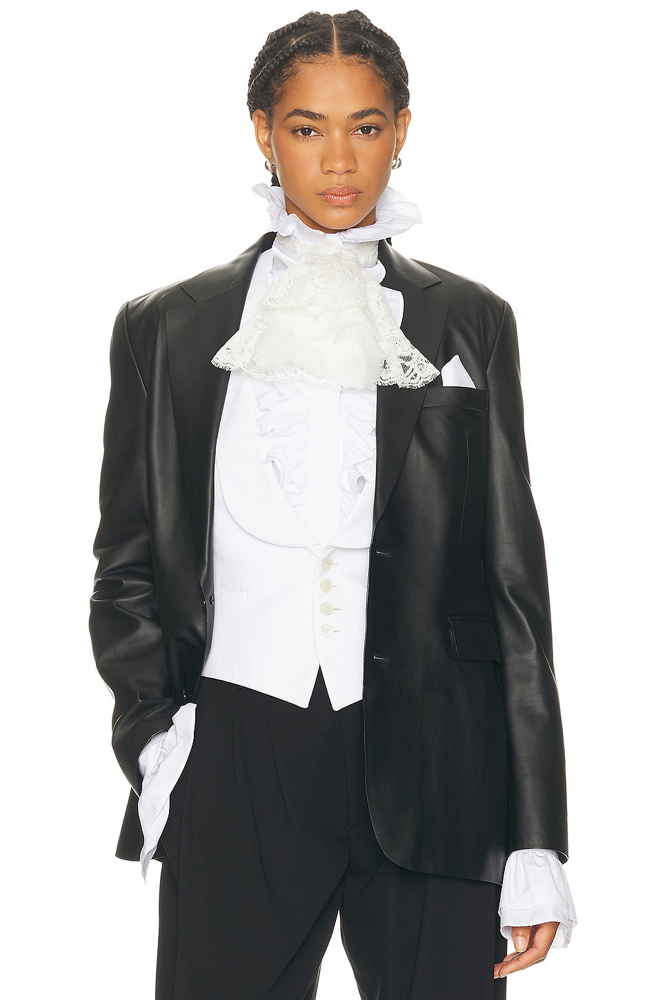 Eli Leather Blazer