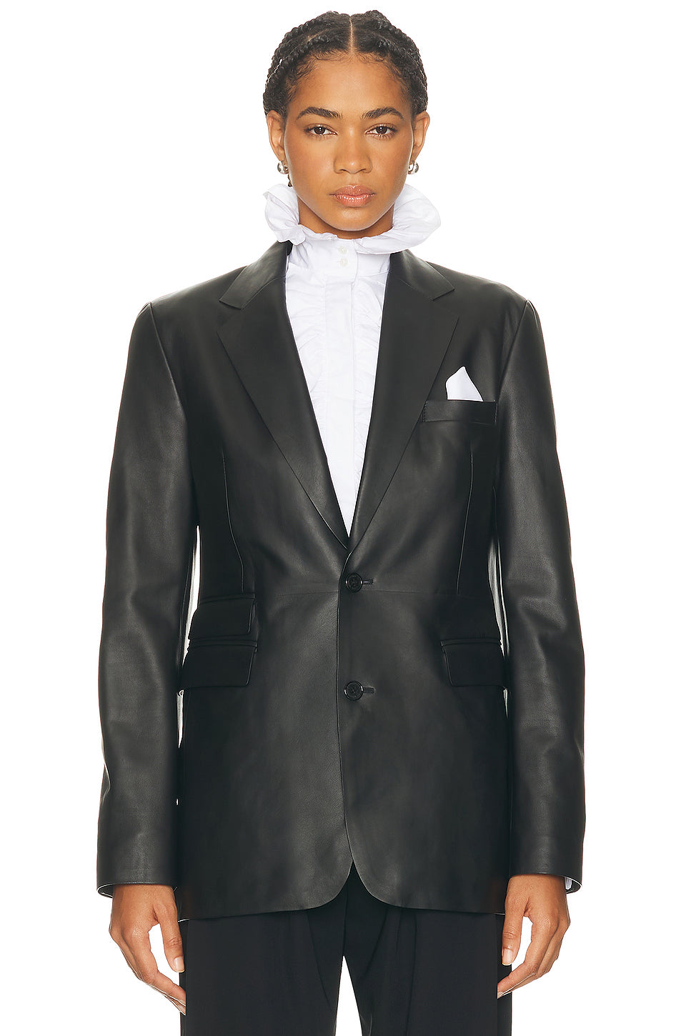 Eli Leather Blazer