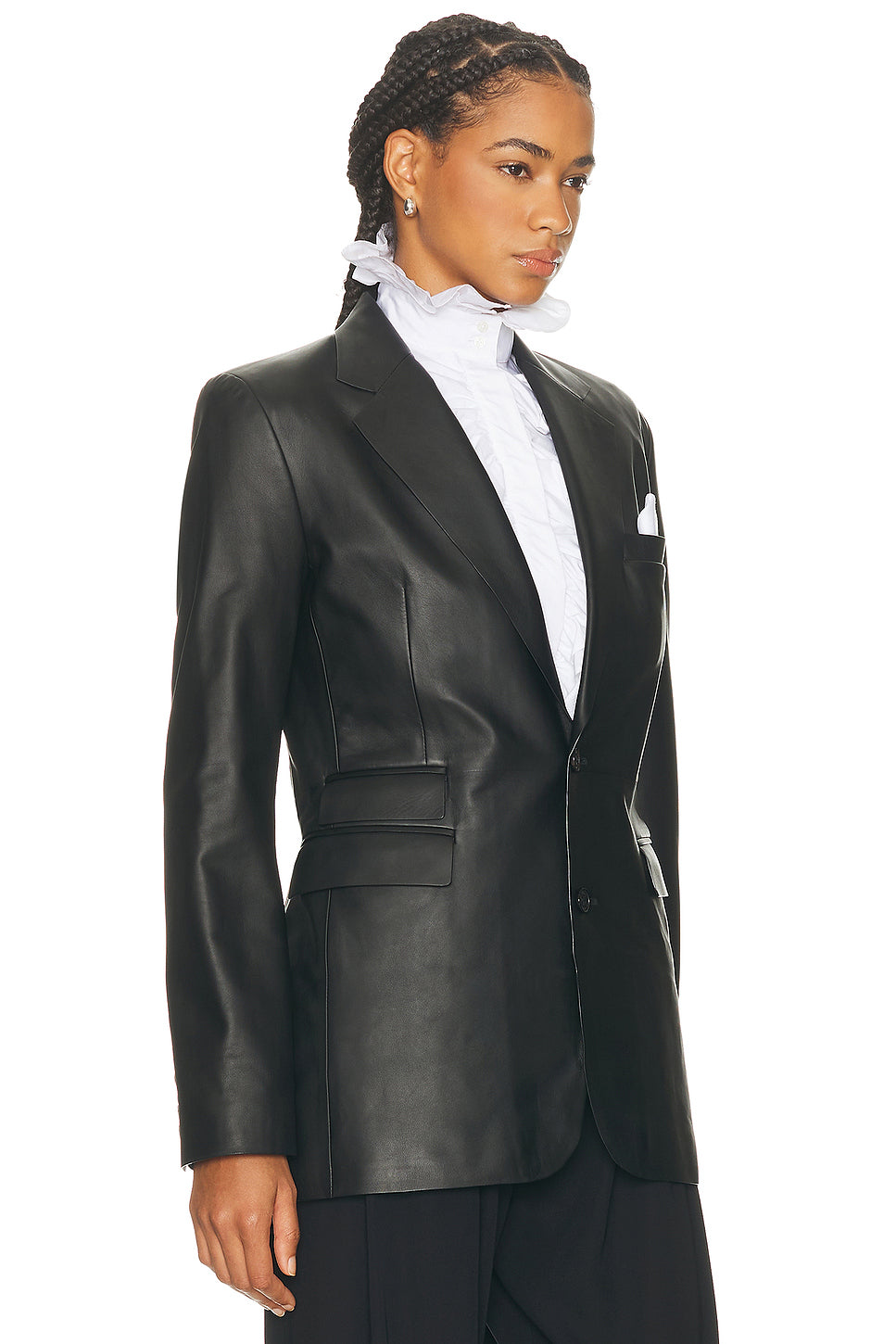 Eli Leather Blazer