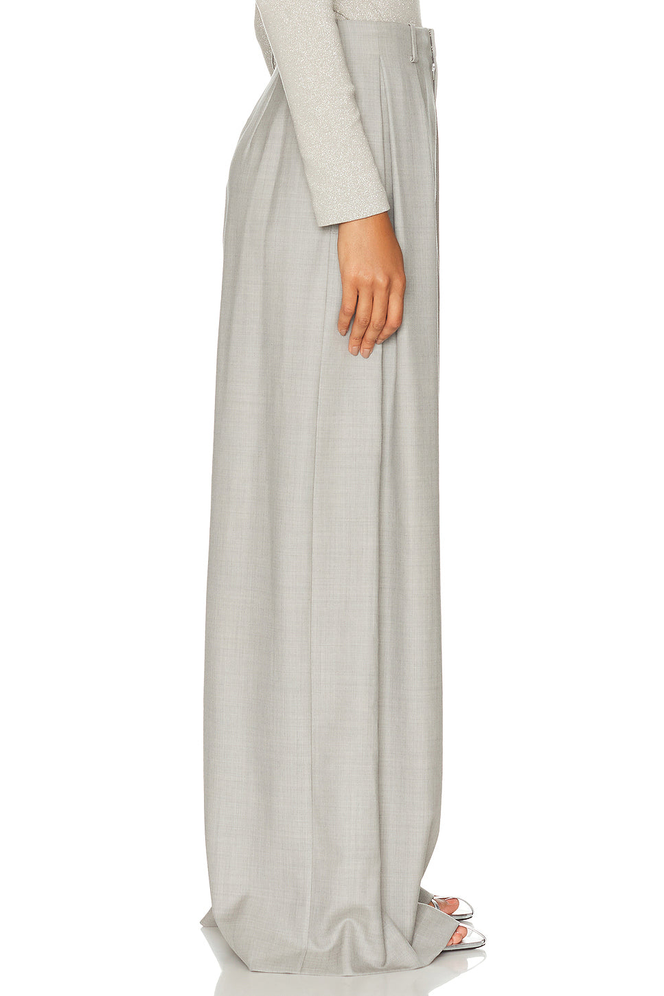 Greer Wool Pleated Pant