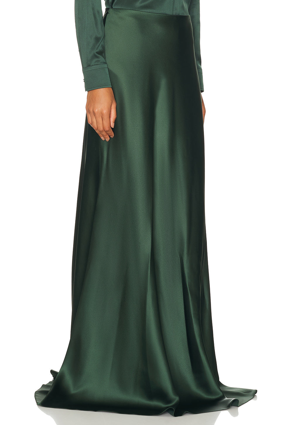 Masina Stretch Satin Skirt