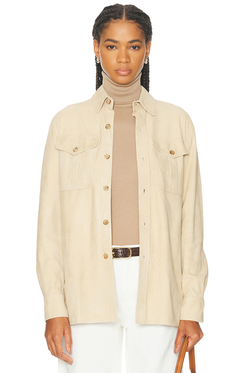 Landry Lamb-Suede Shirt