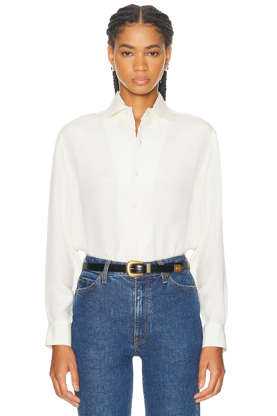 Capri Relaxed Fit Silk Marocaine Shirt