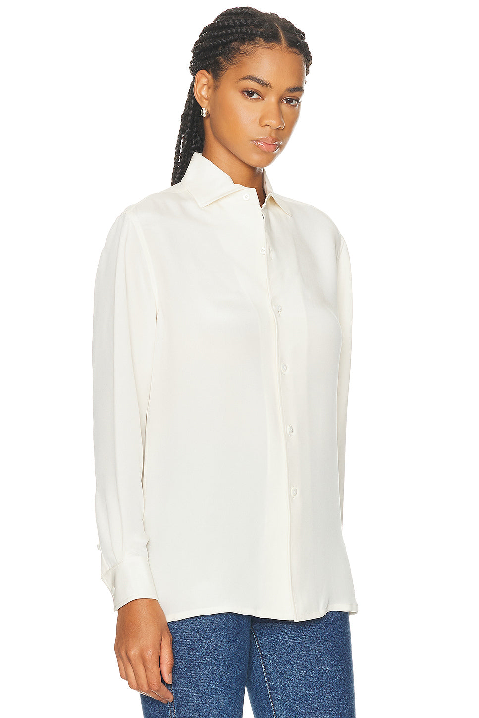 Capri Relaxed Fit Silk Marocaine Shirt