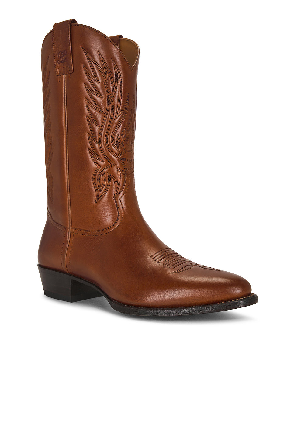 Burnished Calf Western Boots