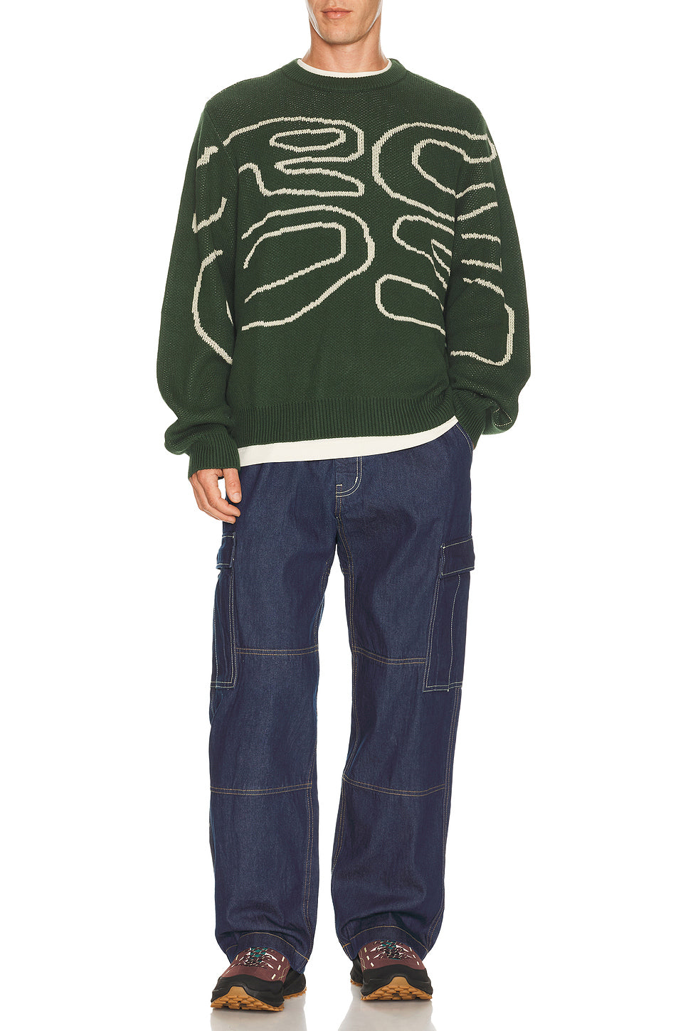 Stack Logo Knit Sweater