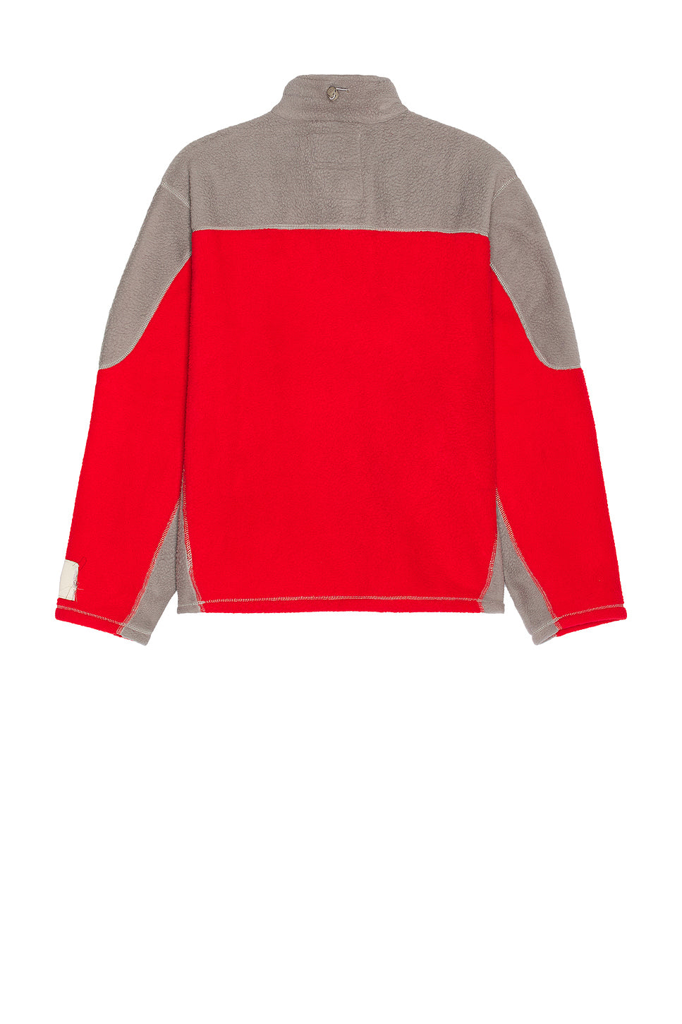 Sherpa Fleece Collared Pullover