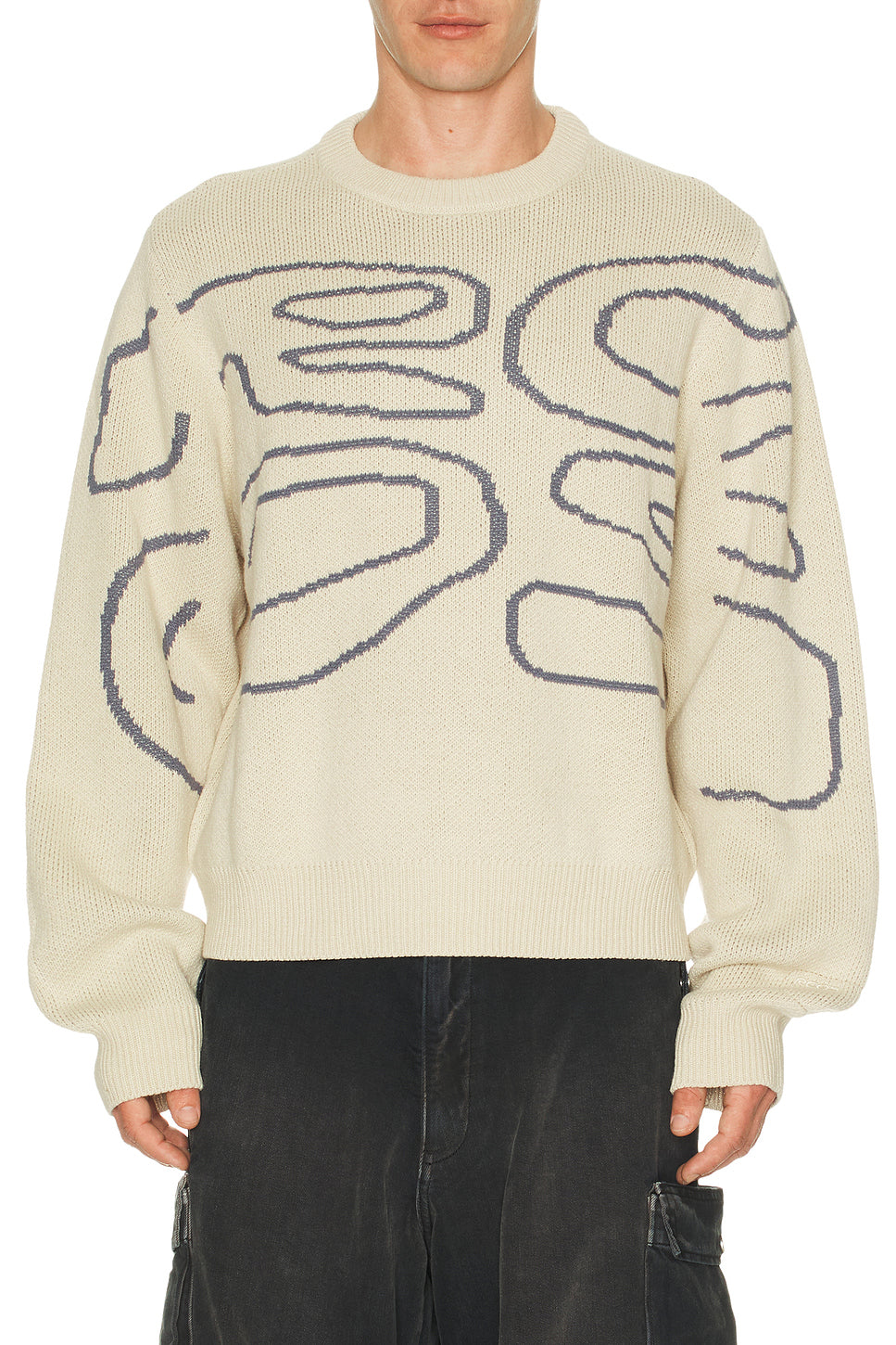 Stack Logo Knit Sweater