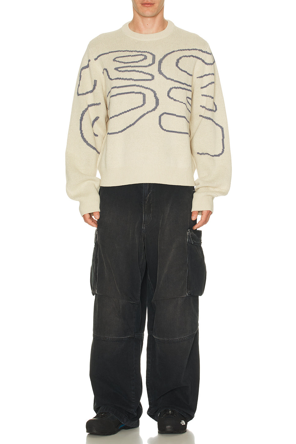 Stack Logo Knit Sweater