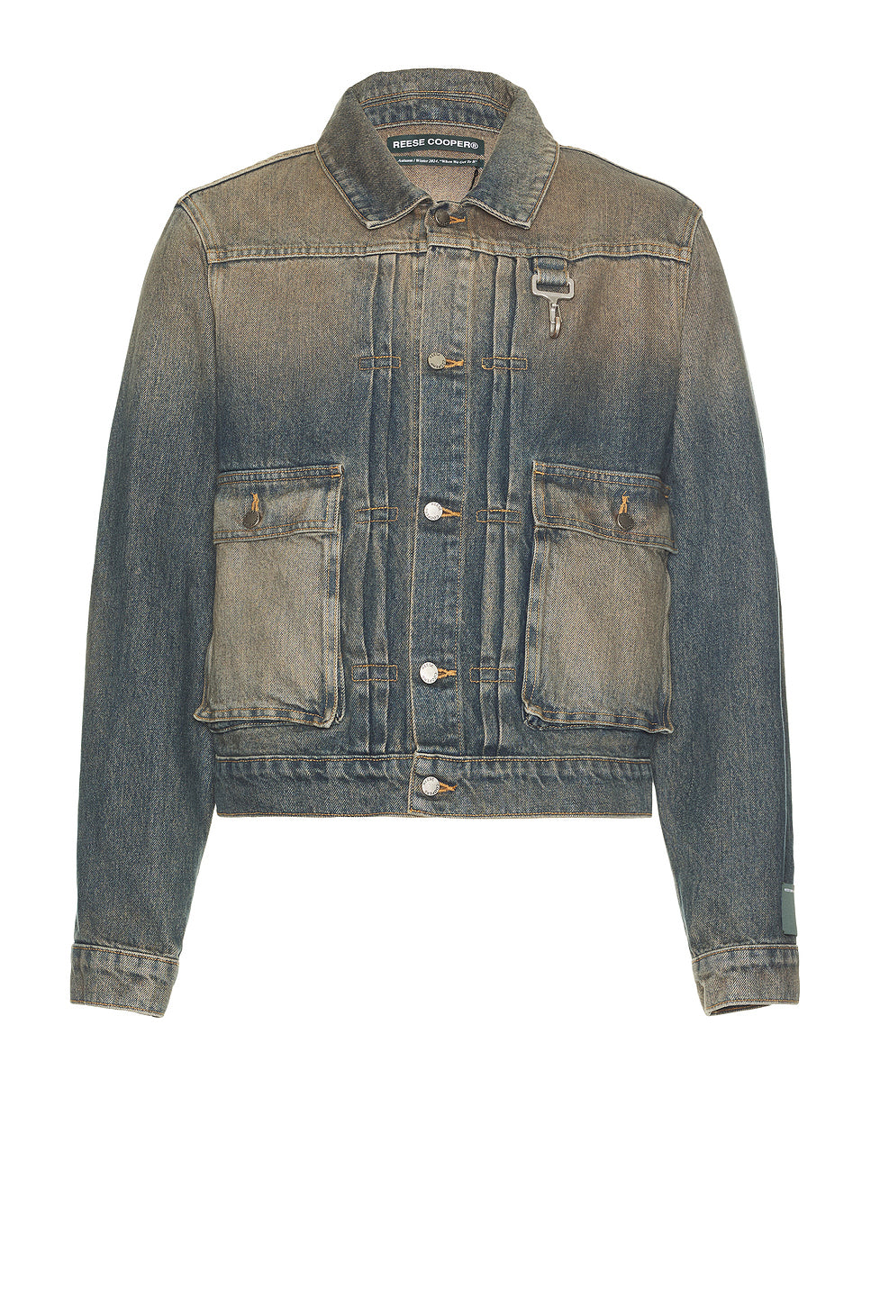 Trucker Jacket In Washed Denim