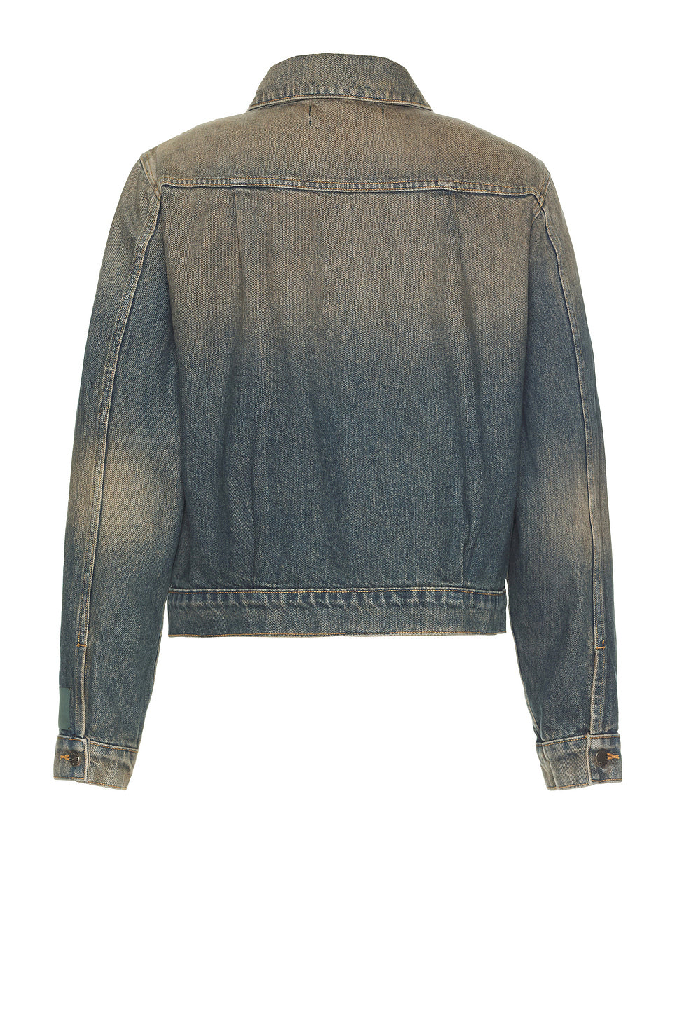 Trucker Jacket In Washed Denim