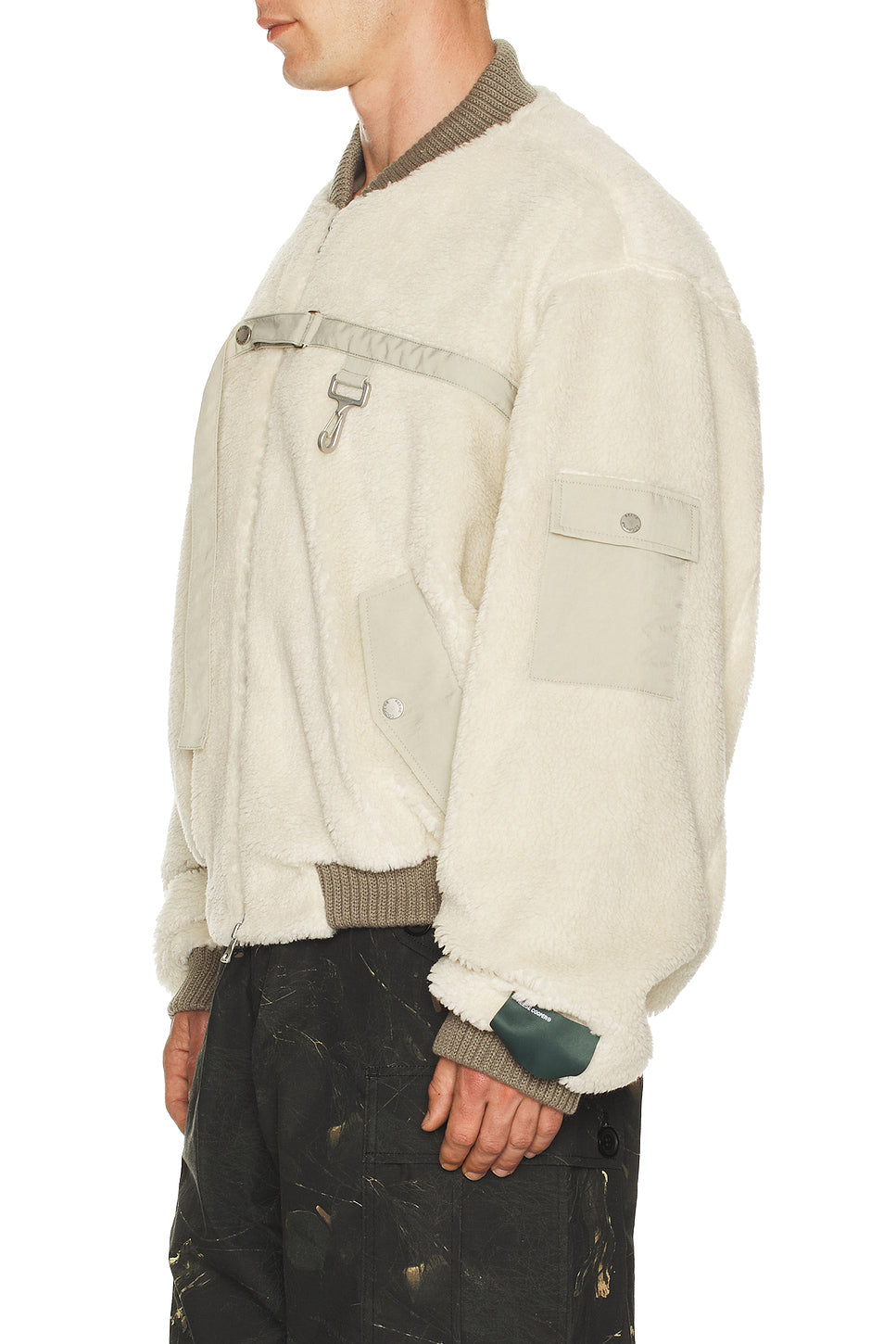 Sherpa Fleece Bomber Jacket